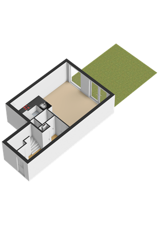 Floorplan - Prinses Beatrixlaan 437, 2273 XZ Voorburg